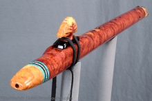 Red Mallee Burl Native American Flute, , , #K20L (30)